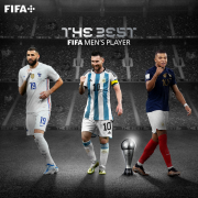 <b>国际足联公布FIFA年度最佳运动员三人候选名单</b>